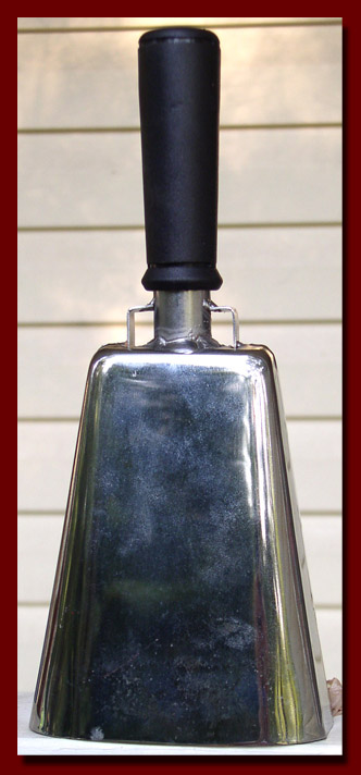 Carl's Chrome Mississippi State Bulldogs Cowbell purchased from an internet source