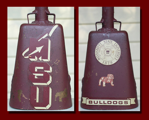 Carl's Grandfather's Mississippi State Bulldogs Cowbell