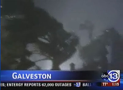 Live online coverage of Hurricane Ike from KTRK in Houston