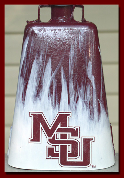 Carl's Mississippi State Bulldogs Cowbell purchased from an internet source